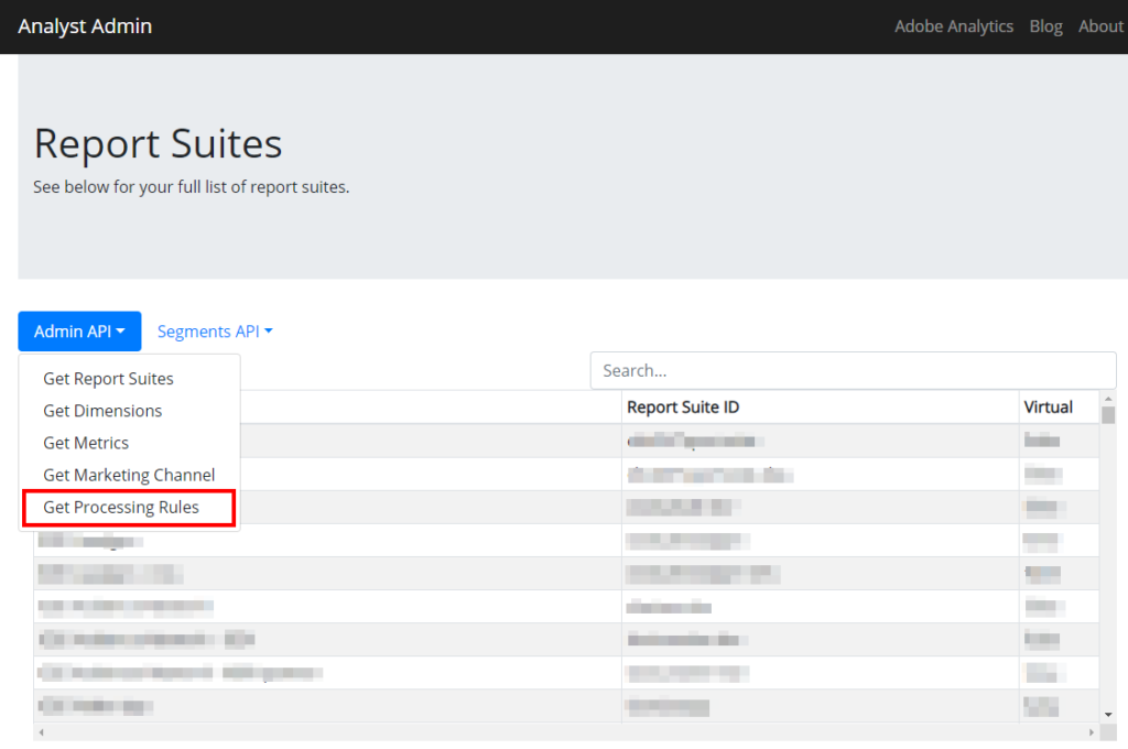 Adobe Admin Api Get Processing Rules