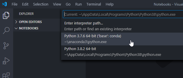 Data Science Like a Pro: Anaconda and Jupyter Notebook on Visual Studio Code  - Analyst Admin