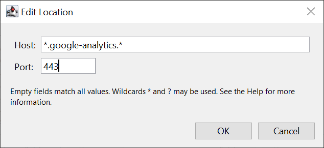 Charles Ssl Proxying Settings Edit Location Set To Google Analytics