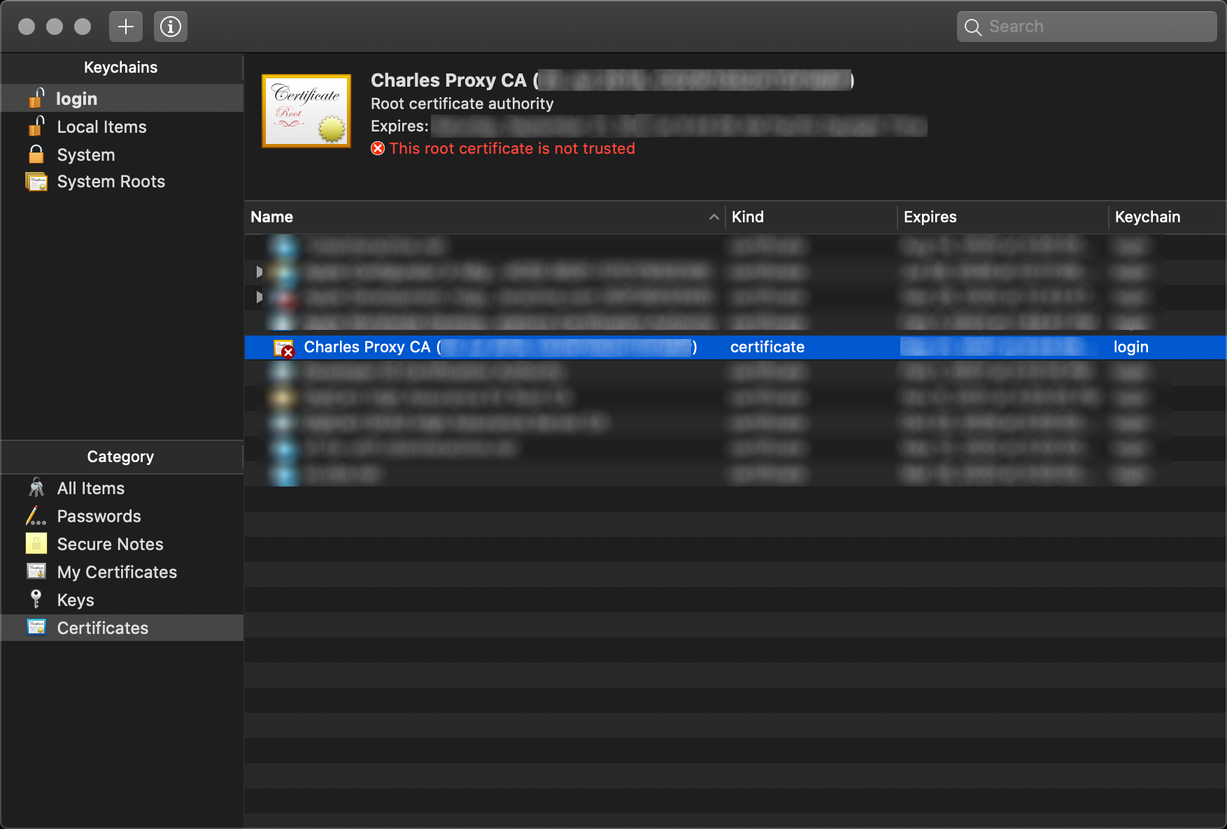 How To Set Up Charles Proxy on macOS - Analyst Admin