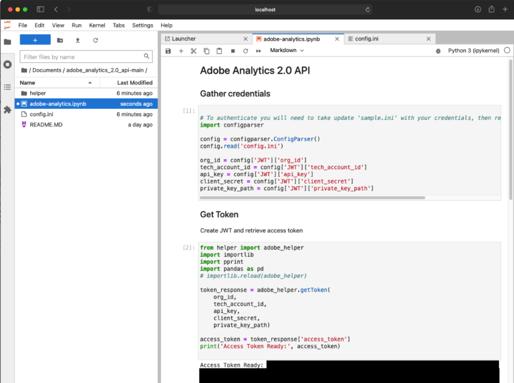 Running Jupyter Notebook